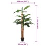 Árbol de plátano artificial 22 hojas verde 200 cm de , Flora artificial - Ref: Foro24-359003, Precio: 109,88 €, Descuento: %