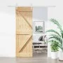 Schiebetür mit Beschlägen aus massivem Kiefernholz 70x210 cm von , Türen - Ref: Foro24-3203248, Preis: 183,73 €, Rabatt: %