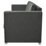 Sofá 3 plazas de tela gris oscuro de , Sofás - Ref: Foro24-243584, Precio: 397,64 €, Descuento: %