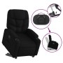 Sillón reclinable elevable tela negro en Sillones | Comprar online en Foru.es