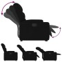 Sillón reclinable elevable tela negro en Sillones | Comprar online en Foru.es