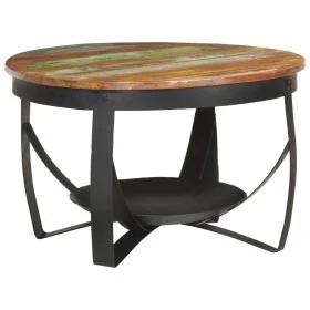 Mesa de centro de madera maciza reciclada Ø68x43 cm de , Mesas de centro - Ref: Foro24-320796, Precio: 128,38 €, Descuento: %
