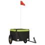 Remolque para bicicleta hierro negro y verde 30 kg de , Remolques para bicicletas - Ref: Foro24-94081, Precio: 84,81 €, Descu...