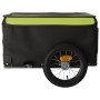 Remolque para bicicleta hierro negro y verde 30 kg de , Remolques para bicicletas - Ref: Foro24-94081, Precio: 84,81 €, Descu...