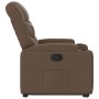 Sillón reclinable elevable de tela marrón en Sillones | Comprar online en Foru.es