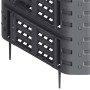 Compostador de jardín negro 93,3x93,3x113 cm 740 L de , Compostadores - Ref: Foro24-146277, Precio: 110,86 €, Descuento: %