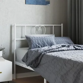 Kopfteil aus weißem Metall, 107 cm von , Kopf- und Fußteile - Ref: Foro24-355542, Preis: 28,94 €, Rabatt: %