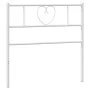 Kopfteil aus weißem Metall, 107 cm von , Kopf- und Fußteile - Ref: Foro24-355542, Preis: 28,94 €, Rabatt: %