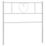 Kopfteil aus weißem Metall, 107 cm von , Kopf- und Fußteile - Ref: Foro24-355542, Preis: 28,94 €, Rabatt: %