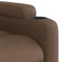 Sillón reclinable elevable de tela marrón en Sillones | Comprar online en Foru.es