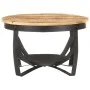 Mesa de centro de madera de mango rugosa Ø68x43 cm de , Mesas de centro - Ref: Foro24-320794, Precio: 142,83 €, Descuento: %