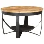 Mesa de centro de madera de mango rugosa Ø68x43 cm de , Mesas de centro - Ref: Foro24-320794, Precio: 142,83 €, Descuento: %