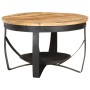 Mesa de centro de madera de mango rugosa Ø68x43 cm de , Mesas de centro - Ref: Foro24-320794, Precio: 145,77 €, Descuento: %