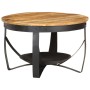Mesa de centro de madera de mango rugosa Ø68x43 cm de , Mesas de centro - Ref: Foro24-320794, Precio: 145,77 €, Descuento: %
