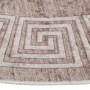 Alfombra lavable antideslizante beige 120 cm de , Alfombras - Ref: Foro24-337945, Precio: 32,40 €, Descuento: %