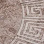 Alfombra lavable antideslizante beige 120 cm de , Alfombras - Ref: Foro24-337945, Precio: 31,80 €, Descuento: %