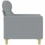 Light gray fabric armchair, 60 cm by , Sofas - Ref: Foro24-359219, Price: 140,52 €, Discount: %