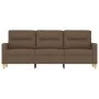 Sofá de 3 plazas de tela marrón 180 cm de , Sofás - Ref: Foro24-359246, Precio: 255,02 €, Descuento: %