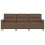 Sofá de 3 plazas de tela marrón 180 cm de , Sofás - Ref: Foro24-359246, Precio: 259,98 €, Descuento: %