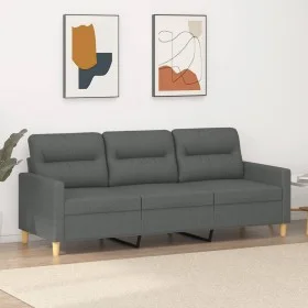 Sofá de 3 plazas de tela gris oscuro 180 cm de , Sofás - Ref: Foro24-359244, Precio: 281,20 €, Descuento: %