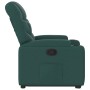 Sillón reclinable elevable tela verde oscuro en Sillones | Comprar online en Foru.es