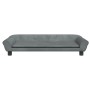Cama para perros de terciopelo gris oscuro 100x50x21 cm en Camas para perros | Comprar online en Foru.es