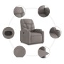 Sillón reclinable elevable tela gris taupe en Sillones | Comprar online en Foru.es