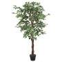 Árbol ficus artificial 630 hojas verde 120 cm de , Flora artificial - Ref: Foro24-359026, Precio: 65,69 €, Descuento: %