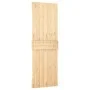Puerta corredera con herrajes madera maciza de pino 70x210 cm de , Puertas - Ref: Foro24-3203173, Precio: 188,09 €, Descuento: %