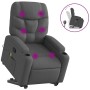 Silla de masaje reclinable de pie de tela gris oscuro en Sillones | Comprar online en Foru.es