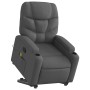 Silla de masaje reclinable de pie de tela gris oscuro en Sillones | Comprar online en Foru.es