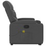 Silla de masaje reclinable de pie de tela gris oscuro en Sillones | Comprar online en Foru.es