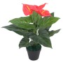 Planta de anturio artificial con maceta 45 cm roja y amarilla de , Flora artificial - Ref: Foro24-244446, Precio: 23,14 €, De...