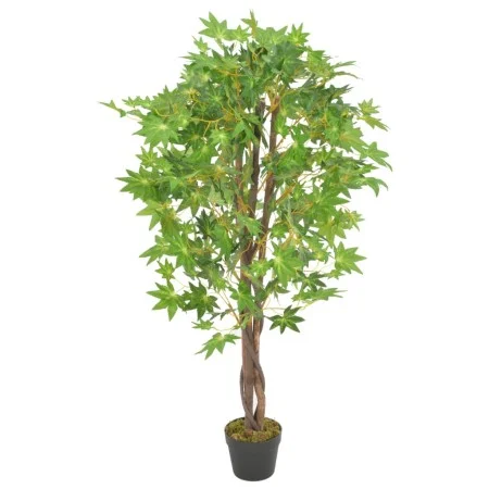 Planta artificial árbol de arce con macetero verde 120 cm de , Flora artificial - Ref: Foro24-280196, Precio: 52,88 €, Descue...