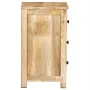 Mesita de noche de madera maciza de mango 45x35x60 cm de , Mesitas de noche - Ref: Foro24-320807, Precio: 163,17 €, Descuento: %
