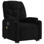 Sillón reclinable de masaje elevable tela negro en Sillones | Comprar online en Foru.es