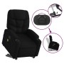 Sillón reclinable de masaje elevable tela negro en Sillones | Comprar online en Foru.es