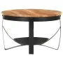 Mesa de centro de madera maciza de acacia Ø68x43 cm de , Mesas de centro - Ref: Foro24-320795, Precio: 134,19 €, Descuento: %
