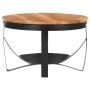 Mesa de centro de madera maciza de acacia Ø68x43 cm de , Mesas de centro - Ref: Foro24-320795, Precio: 131,71 €, Descuento: %