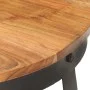 Mesa de centro de madera maciza de acacia Ø68x43 cm de , Mesas de centro - Ref: Foro24-320795, Precio: 134,19 €, Descuento: %
