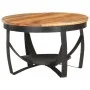Mesa de centro de madera maciza de acacia Ø68x43 cm de , Mesas de centro - Ref: Foro24-320795, Precio: 134,19 €, Descuento: %