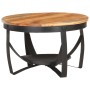 Mesa de centro de madera maciza de acacia Ø68x43 cm de , Mesas de centro - Ref: Foro24-320795, Precio: 131,71 €, Descuento: %
