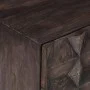 Mesita de noche de madera maciza de mango negro 40x30x50 cm de , Mesitas de noche - Ref: Foro24-320813, Precio: 140,89 €, Des...