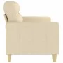 3-seater cream fabric sofa 180 cm by , Sofas - Ref: Foro24-359245, Price: 256,62 €, Discount: %
