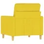 Sillón de tela amarillo claro 60 cm de , Sofás - Ref: Foro24-359224, Precio: 127,97 €, Descuento: %