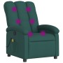 Sillón de masaje reclinable de tela verde oscuro de , Sillones - Ref: Foro24-371745, Precio: 215,57 €, Descuento: %