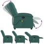 Sillón de masaje reclinable de tela verde oscuro de , Sillones - Ref: Foro24-371745, Precio: 215,57 €, Descuento: %