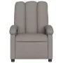 Sillón de masaje reclinable de tela gris taupé de , Sillones - Ref: Foro24-371747, Precio: 216,43 €, Descuento: %