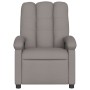 Sillón de masaje reclinable de tela gris taupé de , Sillones - Ref: Foro24-371747, Precio: 219,39 €, Descuento: %