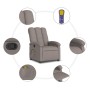 Sillón de masaje reclinable de tela gris taupé de , Sillones - Ref: Foro24-371747, Precio: 219,39 €, Descuento: %